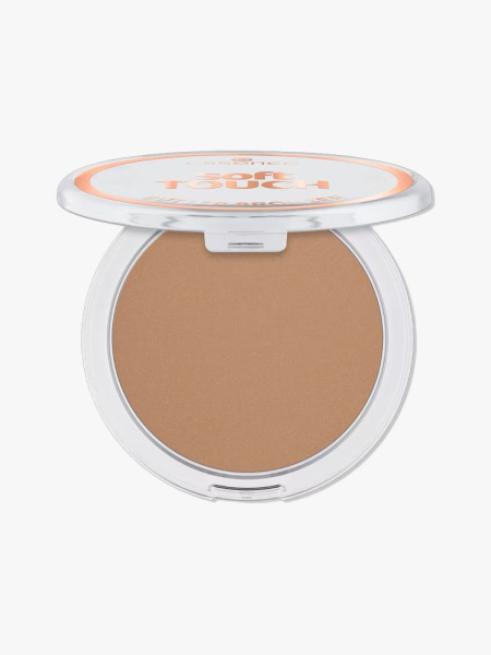 Essence Soft Touch Butter Bronzer in branded component on a light gray background